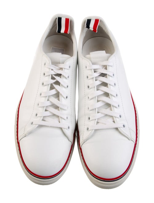 Thom Browne Leather Printed Sneakers