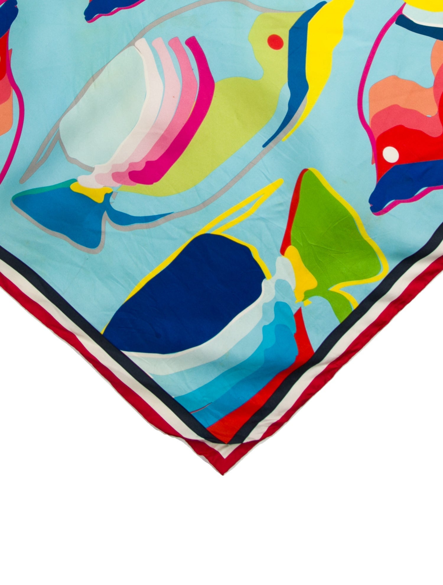 Thom Browne Silk Printed Scarf