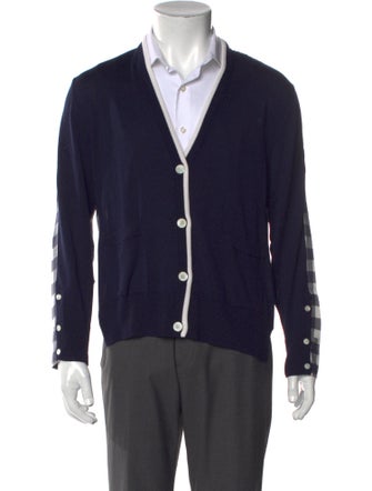 Thom Browne Silk Striped Cardigan