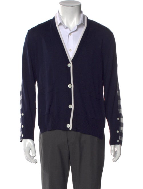 Thom Browne Silk Striped Cardigan