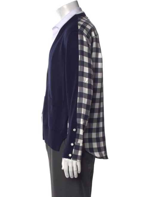 Thom Browne Silk Striped Cardigan