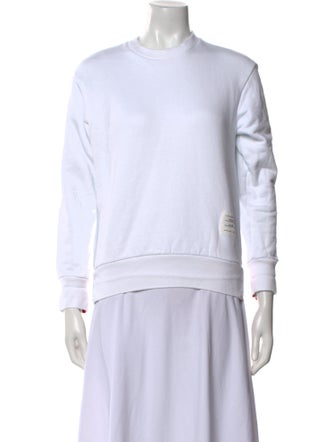 Thom Browne Crew Neck Long Sleeve Sweatshirt