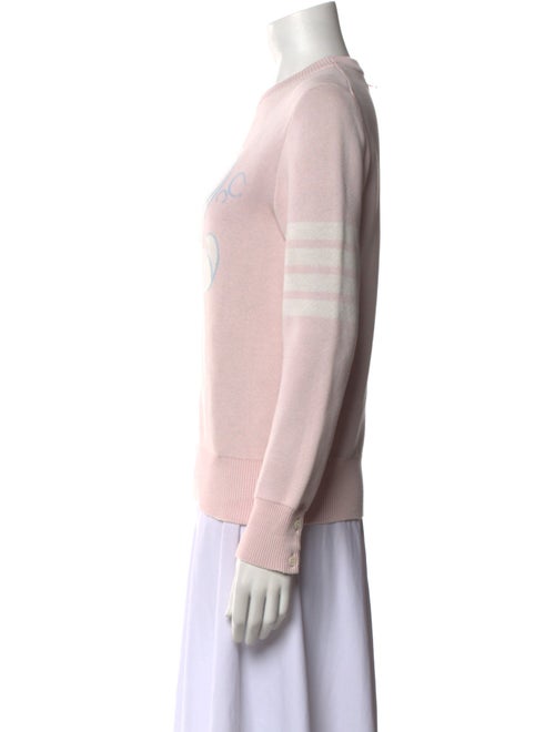 Thom Browne Graphic Print Crew Neck Sweater