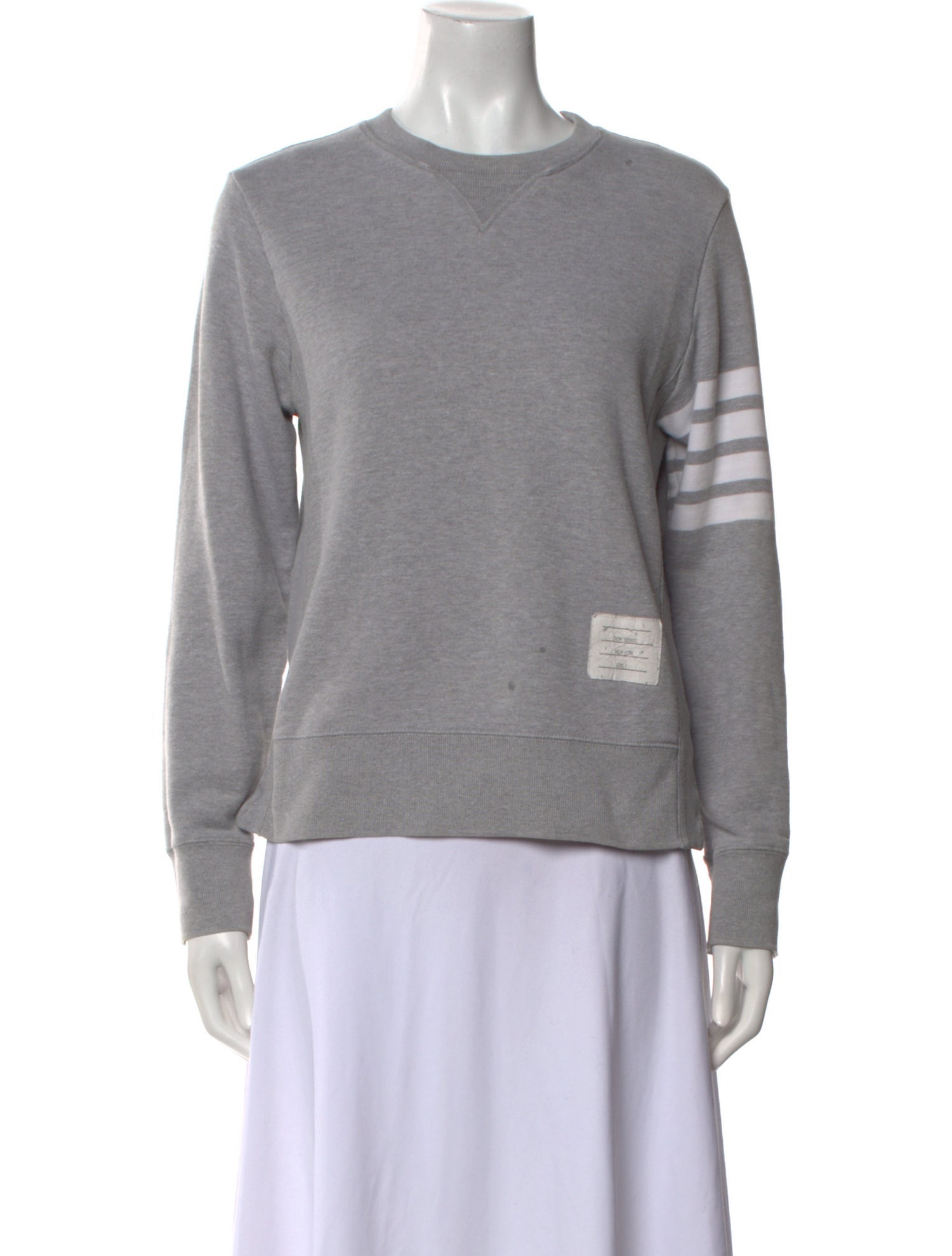 Thom Browne Crew Neck Long Sleeve Sweatshirt