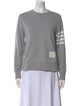 Thom Browne Crew Neck Long Sleeve Sweatshirt