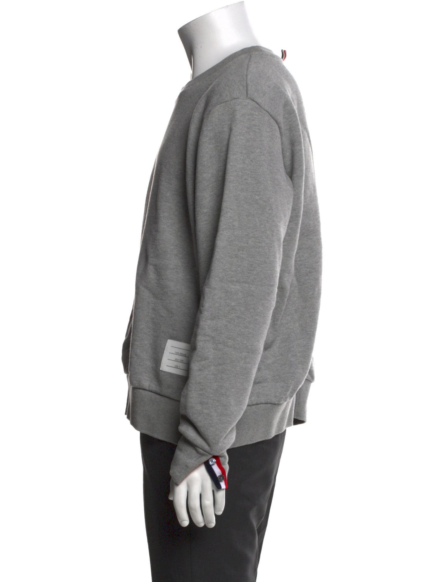 Thom Browne Crew Neck Long Sleeve Pullover