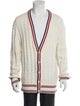 Thom Browne Striped V-Neck Cardigan