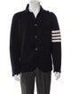 Thom Browne 4-Bar Sport Coat Wool Polo Sweater