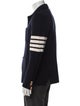 Thom Browne 4-Bar Sport Coat Wool Polo Sweater