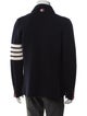 Thom Browne 4-Bar Sport Coat Wool Polo Sweater