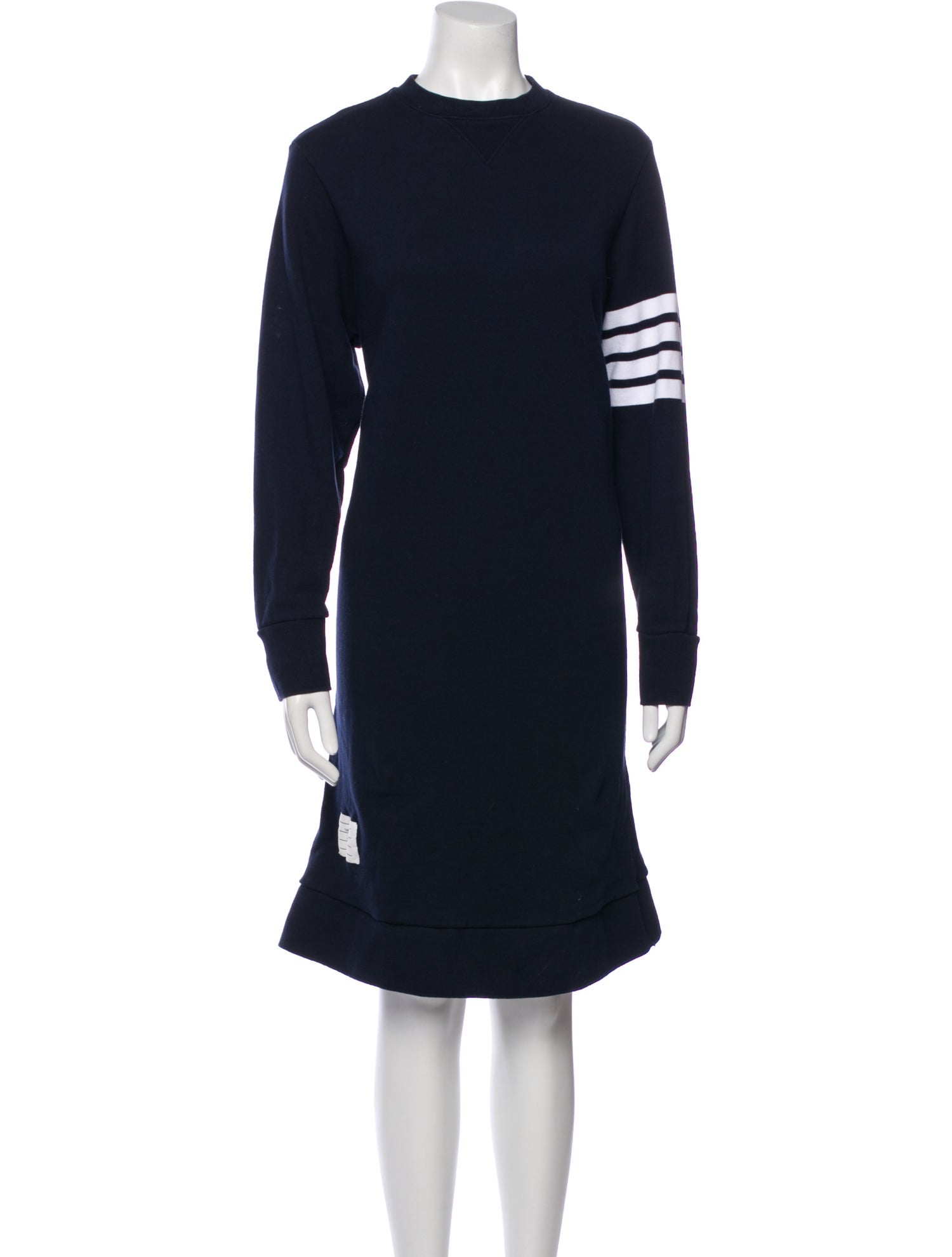 Thom Browne Crew Neck Knee-Length Dress