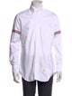 Thom Browne Striped Long Sleeve Dress Shirt