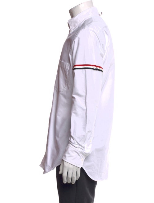 Thom Browne Striped Long Sleeve Dress Shirt