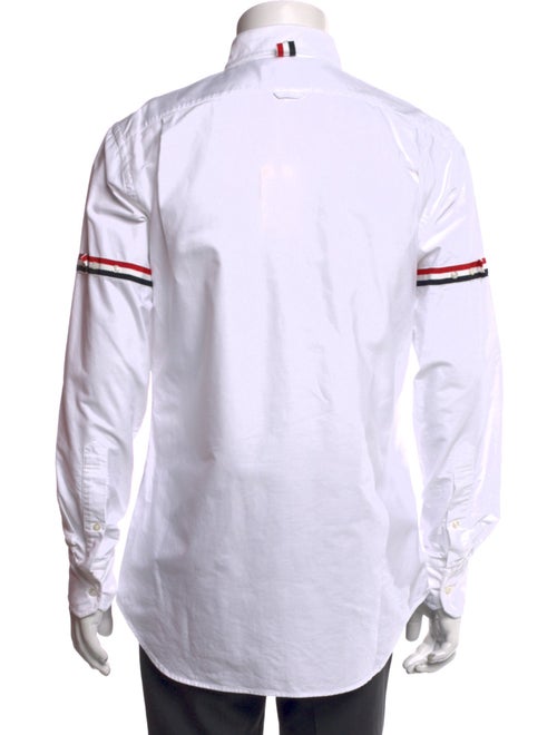 Thom Browne Striped Long Sleeve Dress Shirt
