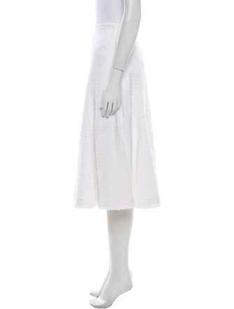 Thom Browne Grosgrain Trim Midi Length Skirt