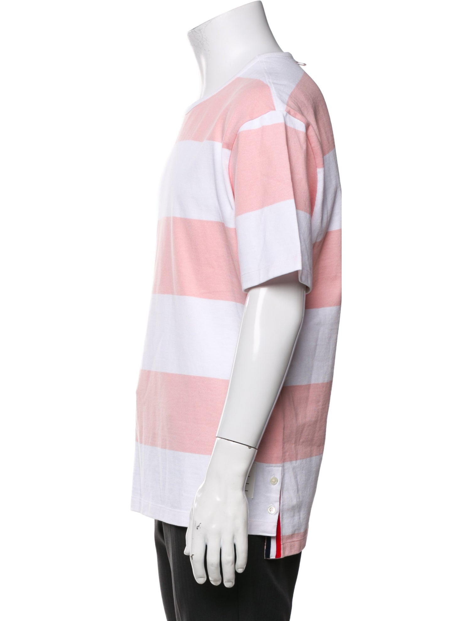 Thom Browne Striped Crew Neck T-Shirt