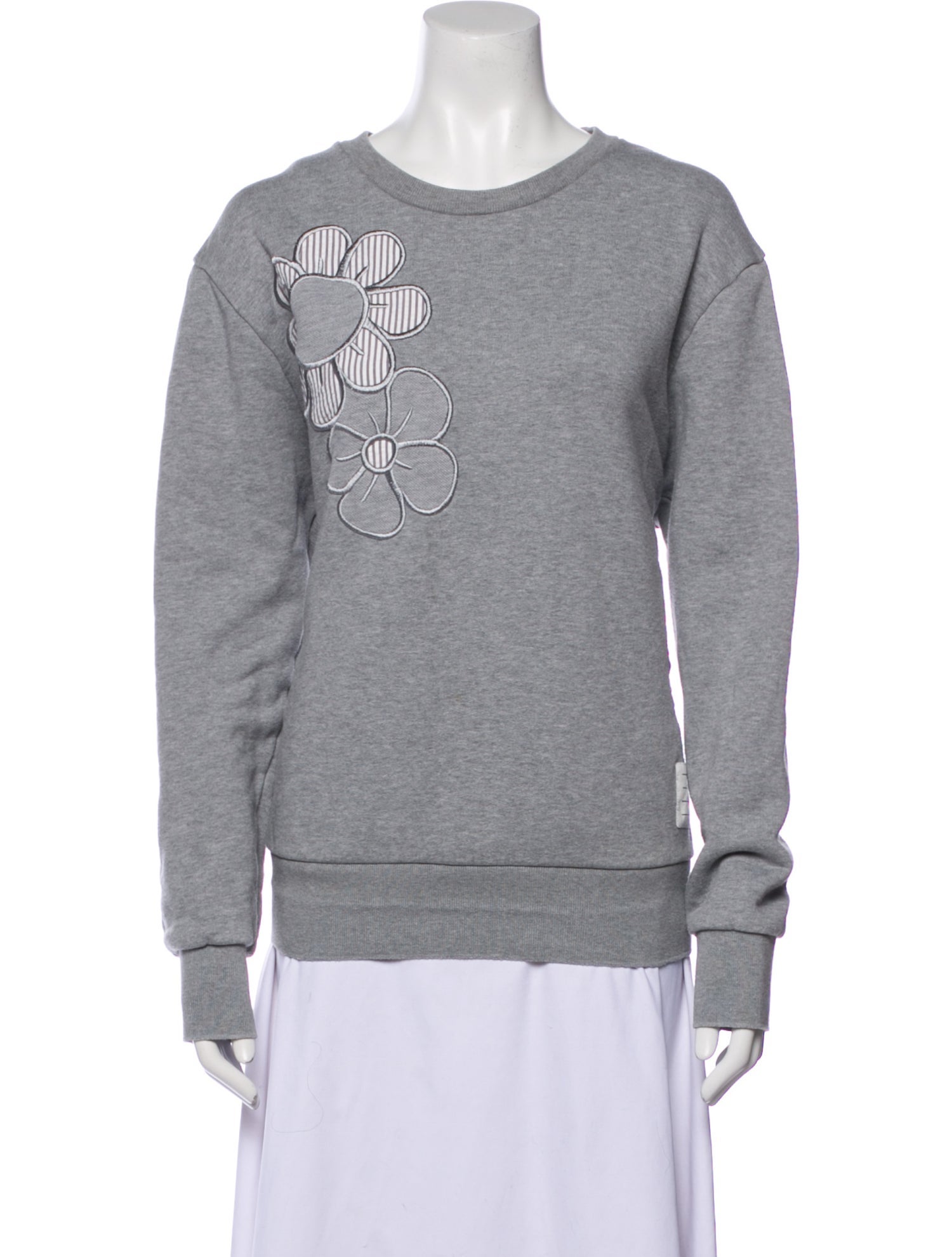 Thom Browne Graphic Print Crew Neck Sweatshirt