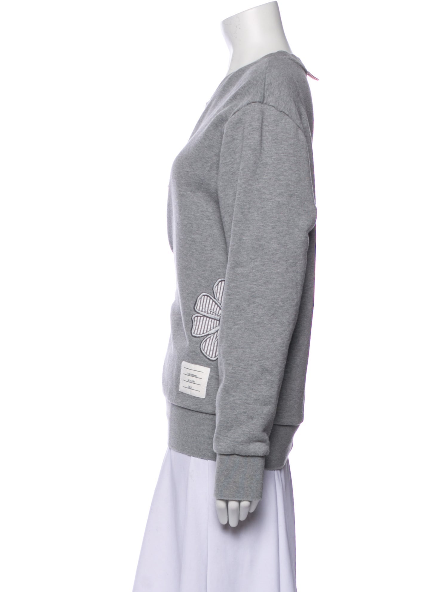 Thom Browne Graphic Print Crew Neck Sweatshirt