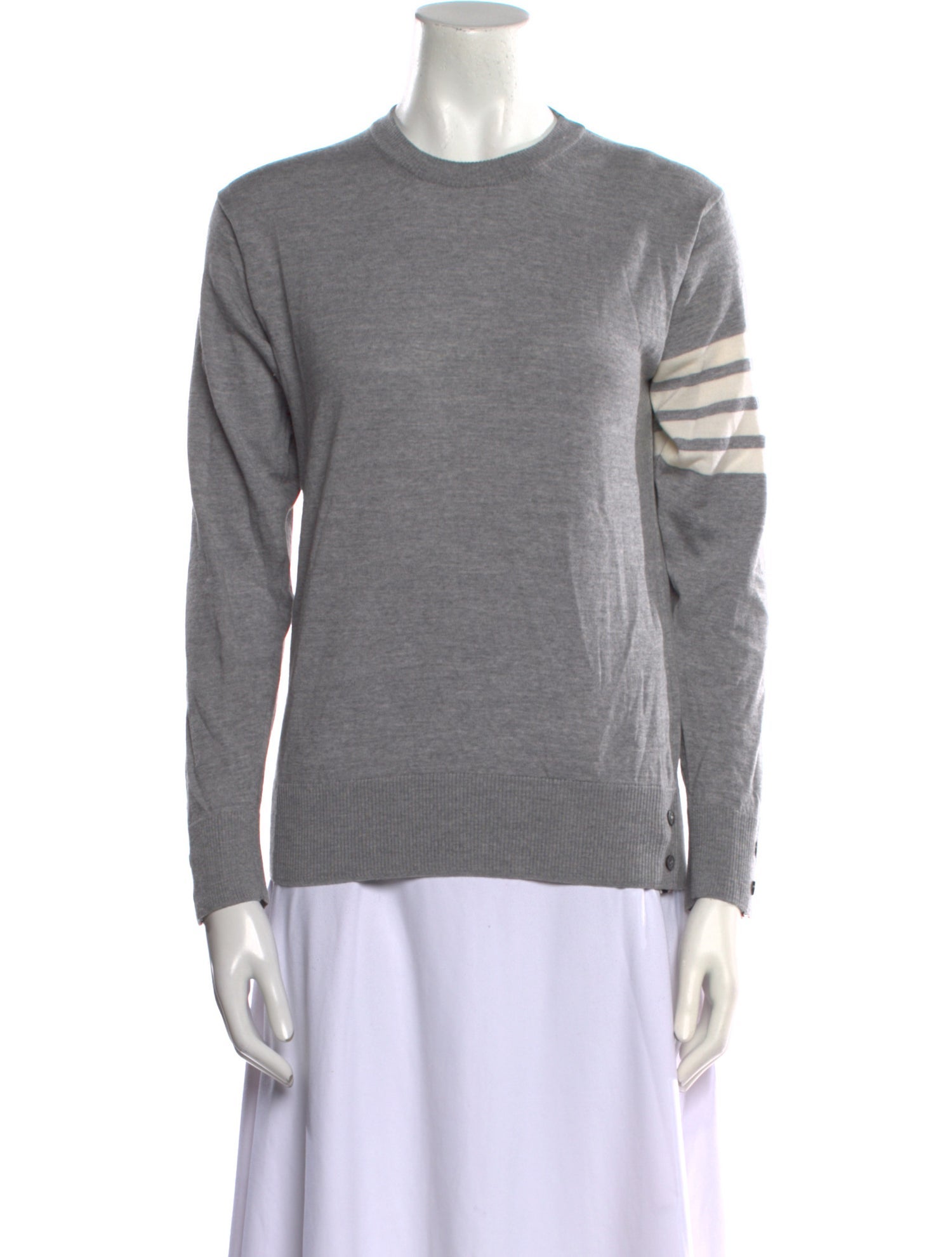 Thom Browne Wool Crew Neck Sweater