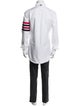 Thom Browne 4 Bar Stripe Striped Western Shirt