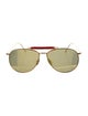Thom Browne Tb 015 Ltd Aviator Sunglasses