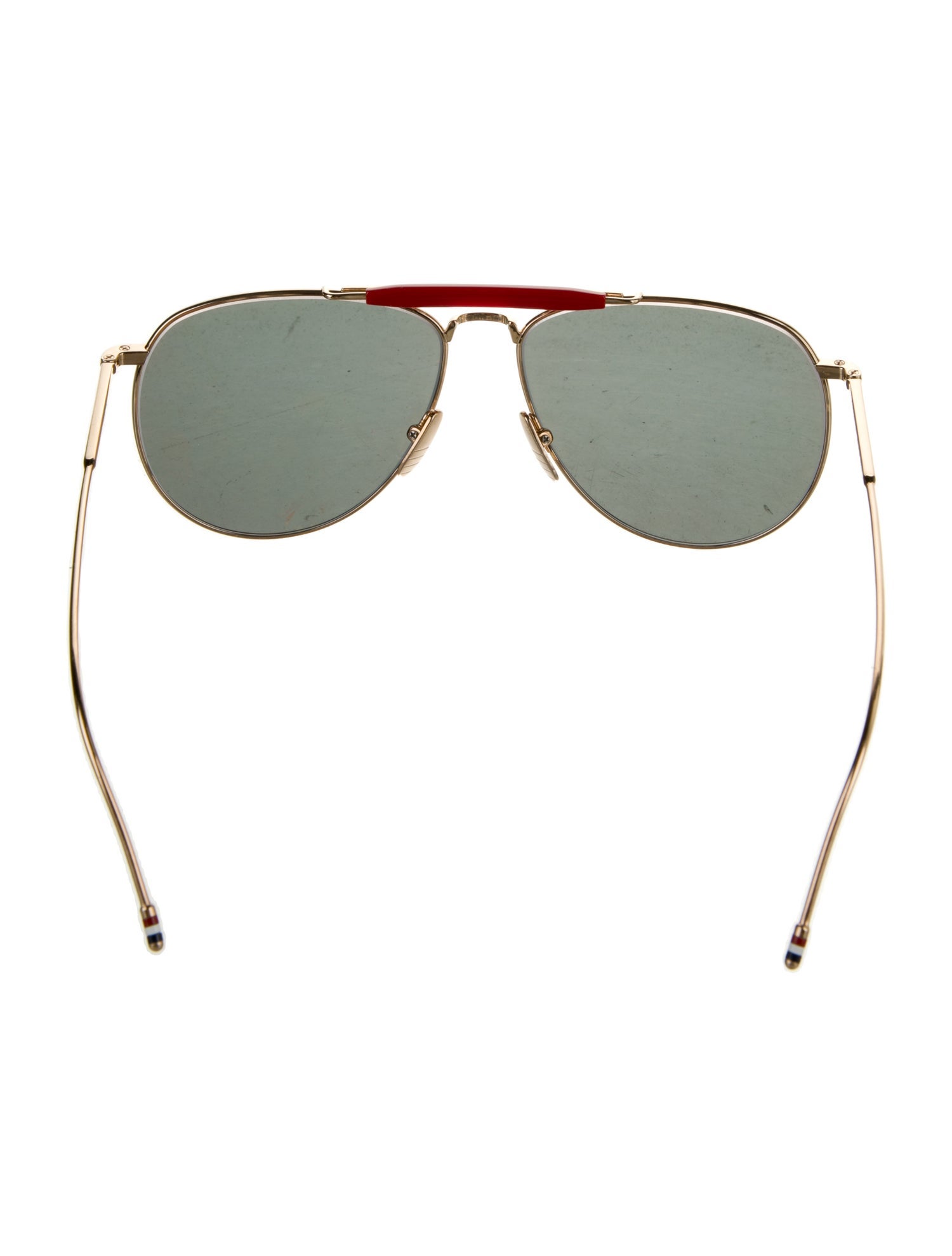 Thom Browne Tb 015 Ltd Aviator Sunglasses