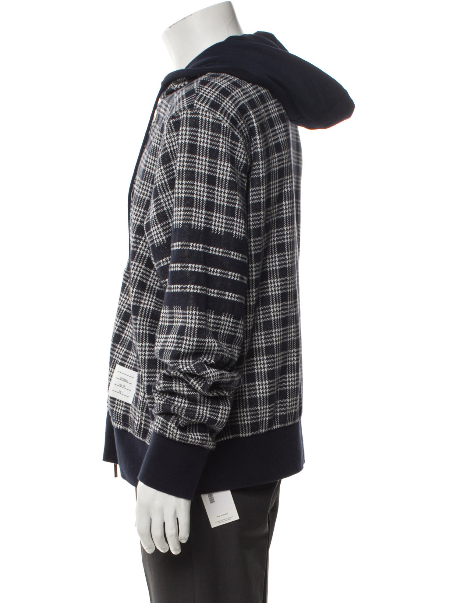 Thom Browne Plaid Print Windbreaker