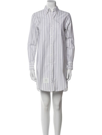 Thom Browne Striped Mini Dress