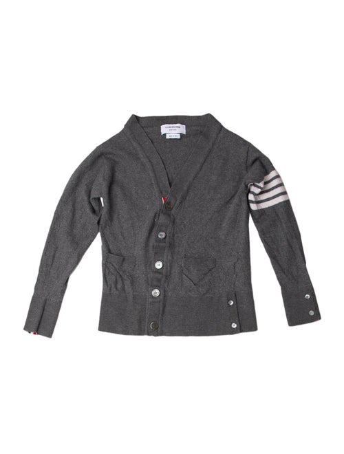 Thom Browne Merino Wool Striped Cardigan
