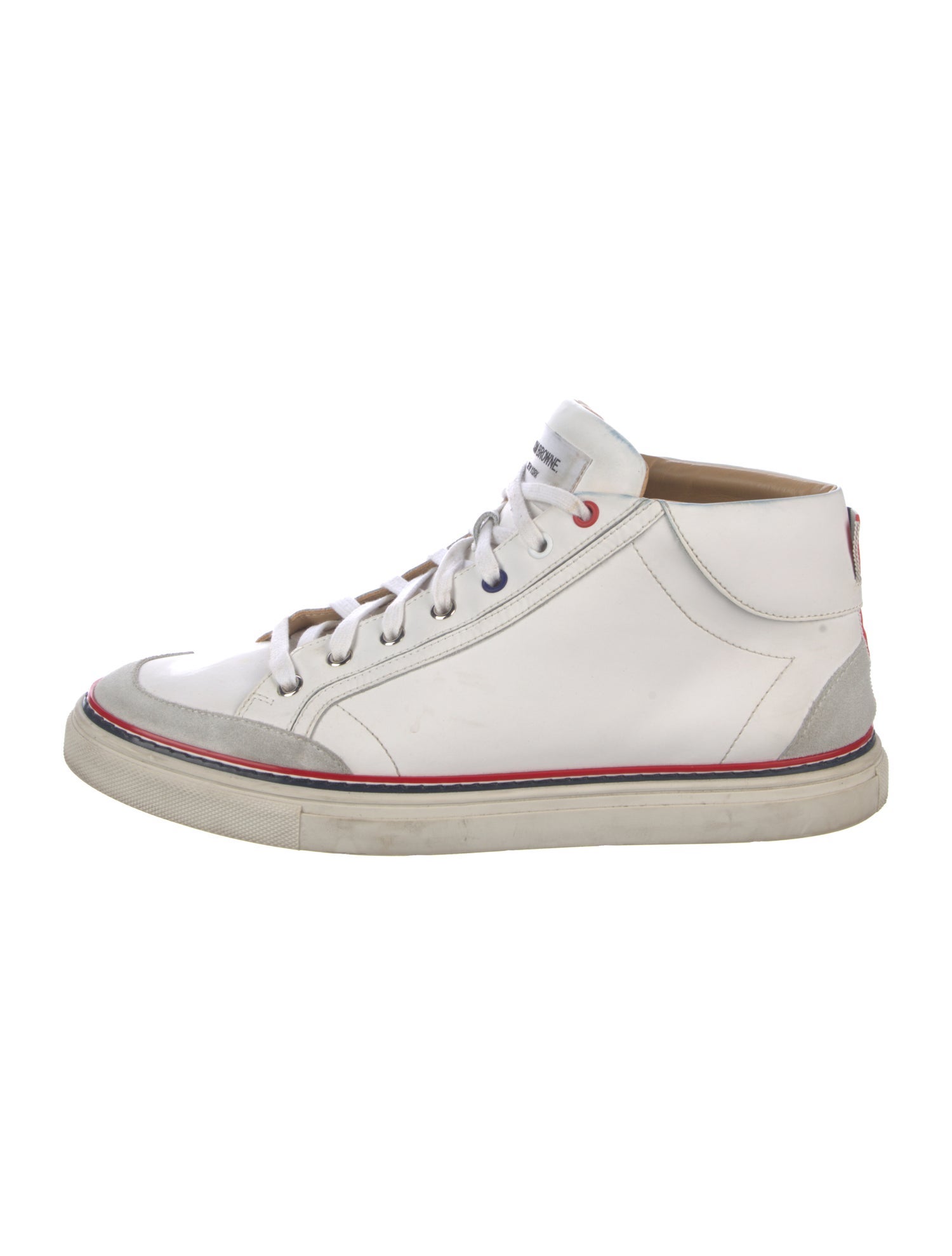 Thom Browne Leather Printed Sneakers