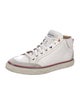 Thom Browne Leather Printed Sneakers