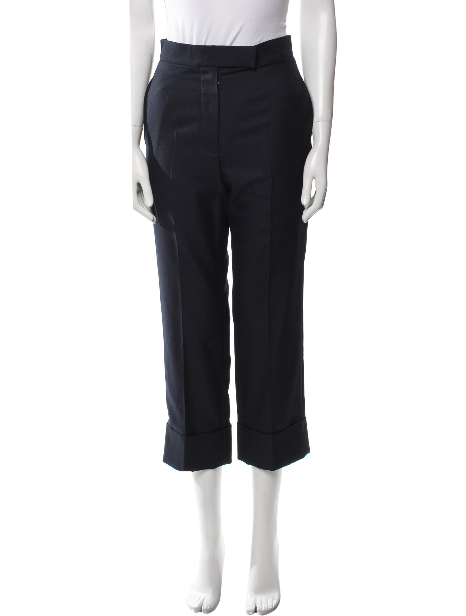 Thom Browne Silk Wide Leg Pants
