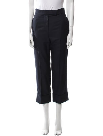 Thom Browne Silk Wide Leg Pants