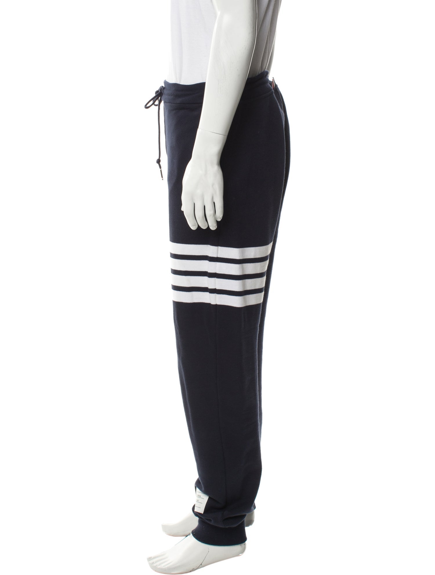Thom Browne 4-Bar Striped Lounge Bottoms