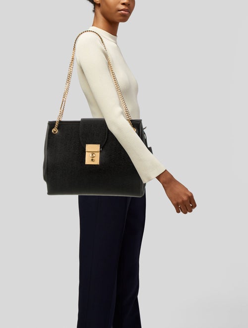 Thom Browne Leather Shoulder Bag