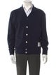 Thom Browne V-Neck Long Sleeve Cardigan