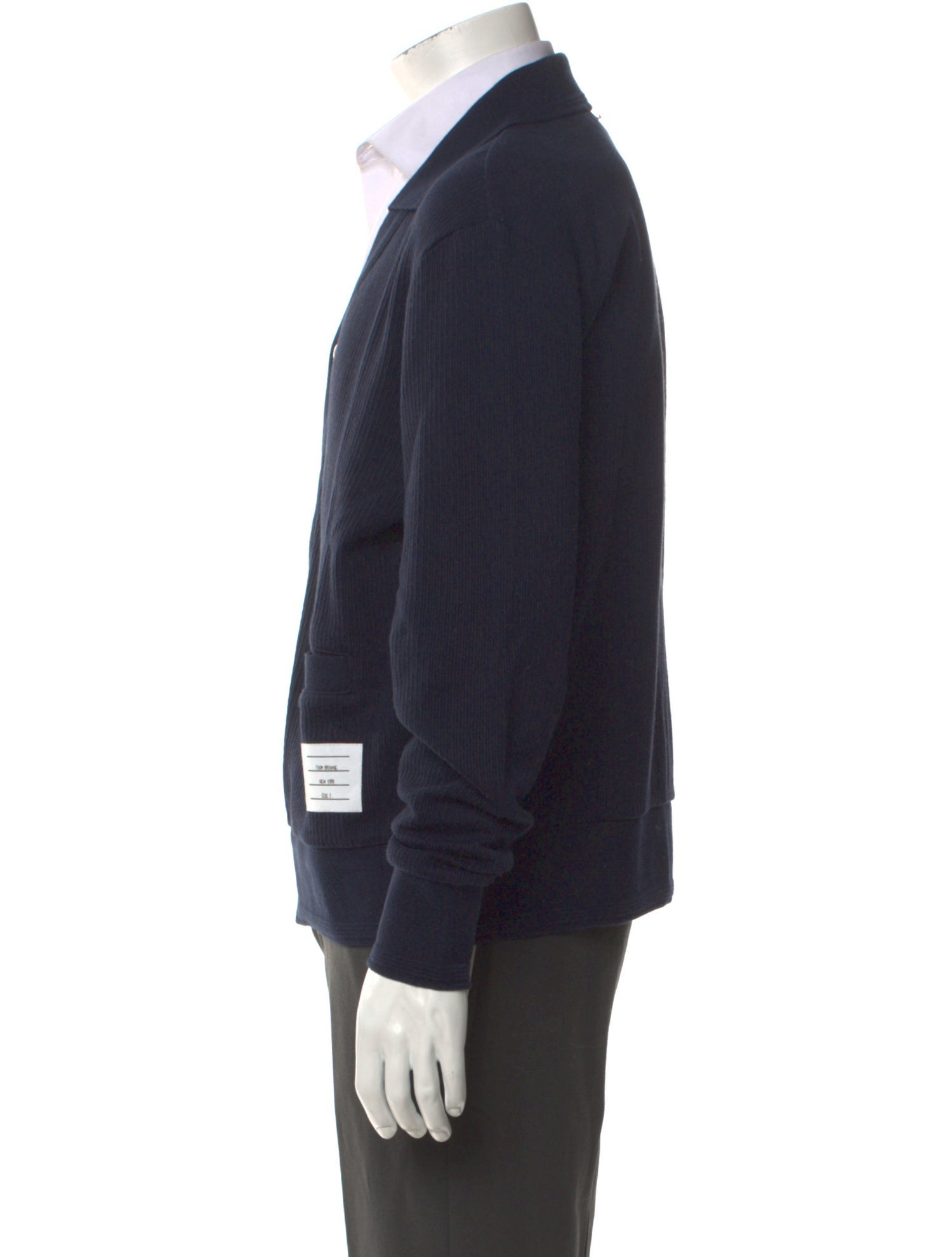 Thom Browne V-Neck Long Sleeve Cardigan