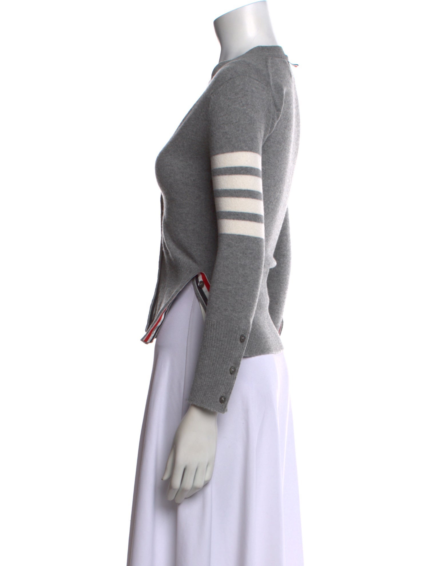 Thom Browne 4 Bar Stripe Cashmere Sweater