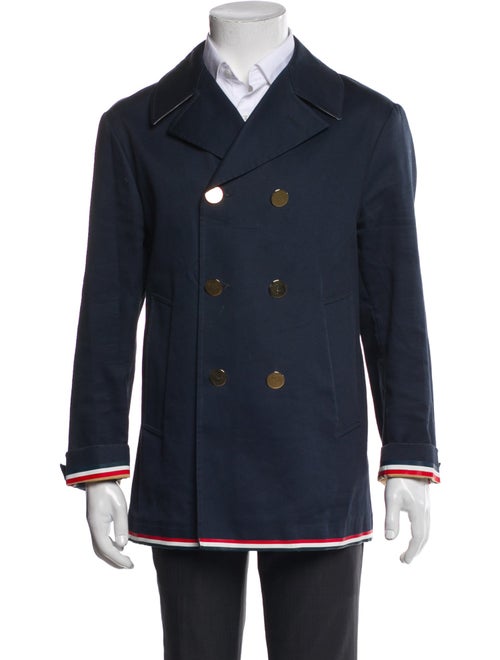 Thom Browne Graphic Print Peacoat