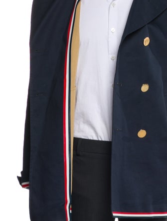 Thom Browne Graphic Print Peacoat