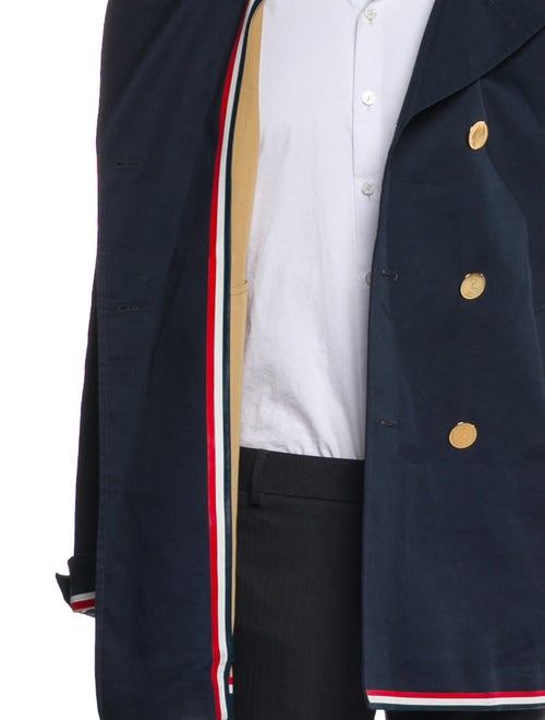 Thom Browne Graphic Print Peacoat