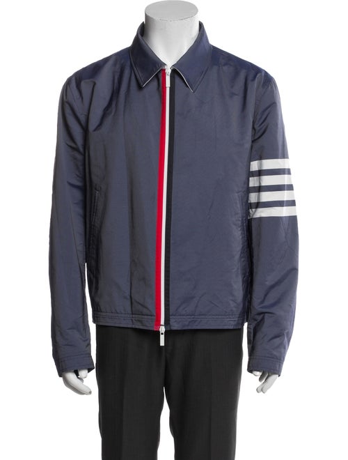 Thom Browne Striped Windbreaker