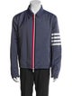 Thom Browne Striped Windbreaker