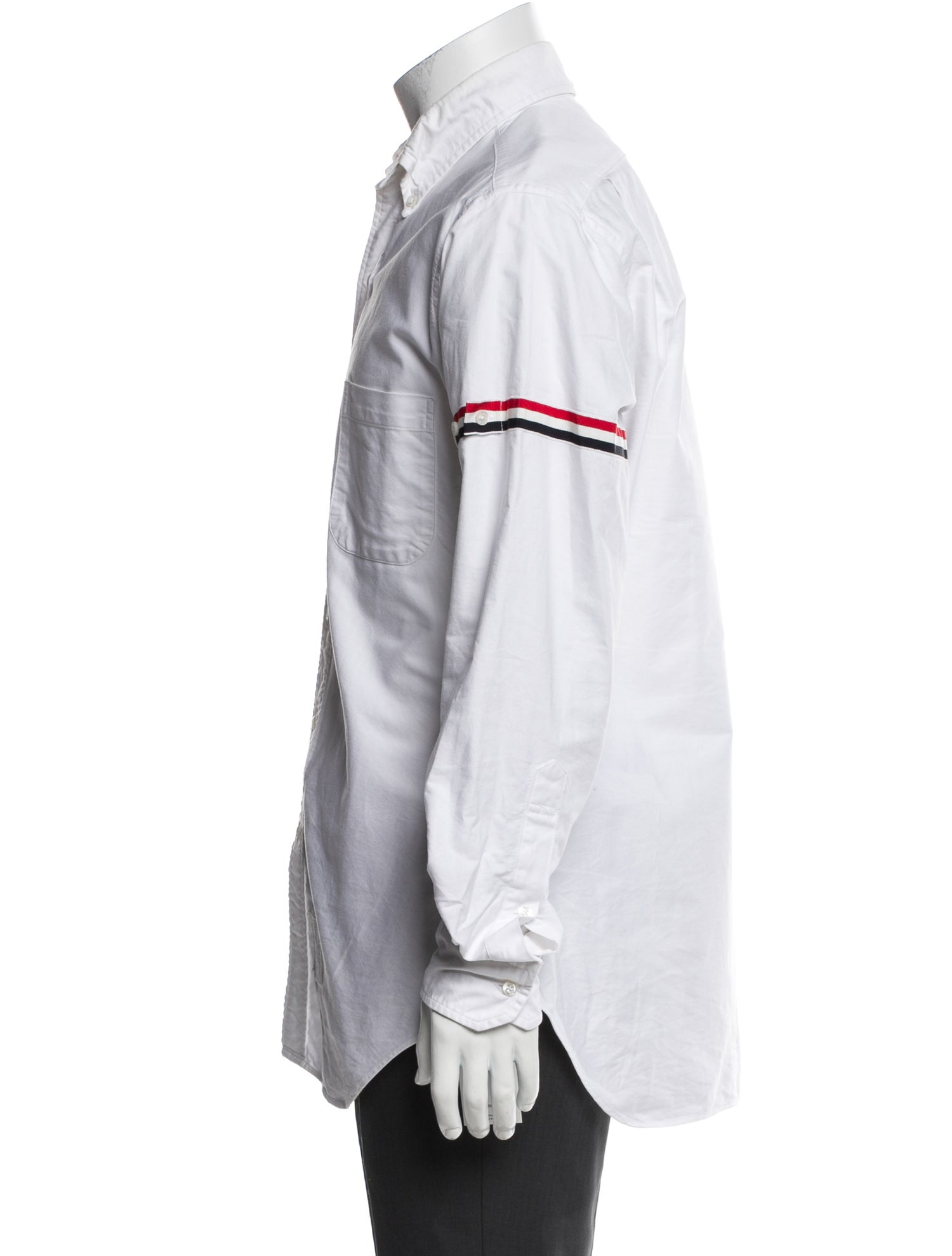 Thom Browne Armband Long Sleeve Dress Shirt