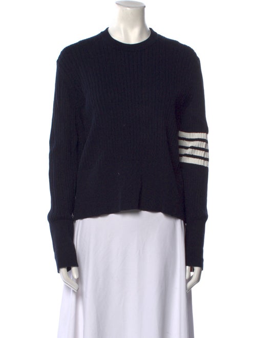 Thom Browne 4-Bar Graphic Print Sweater