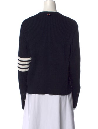 Thom Browne 4-Bar Graphic Print Sweater