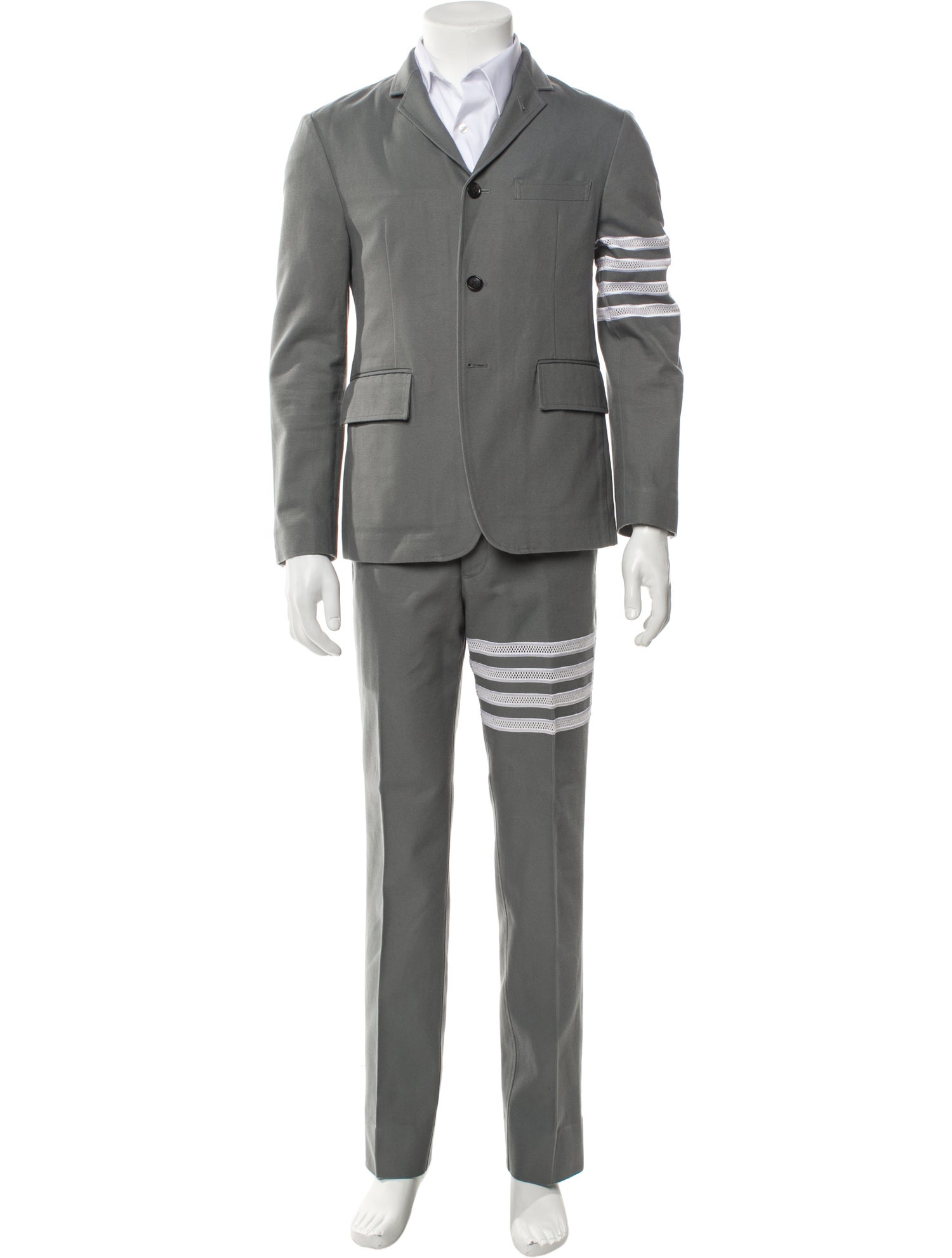 Thom Browne Two-Piece Cotton-Blend Suit