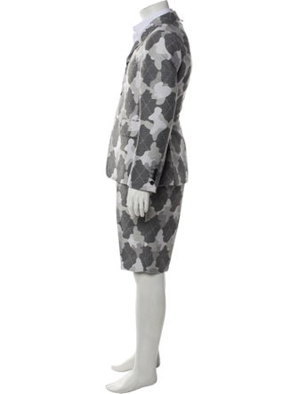 Thom Browne Wool Camouflage Print Two-Piece Blazer
