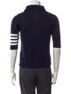 Thom Browne 4-Bar Wool Polo Shirt
