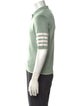 Thom Browne 4-Bar Silk Polo Shirt